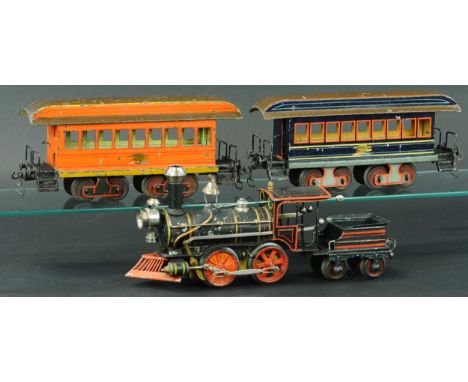 529. MARKLIN EAGLE SET | Gauge 1, clockwork, hand painted, one of Marklin's most iconic passenger sets made specifically for 