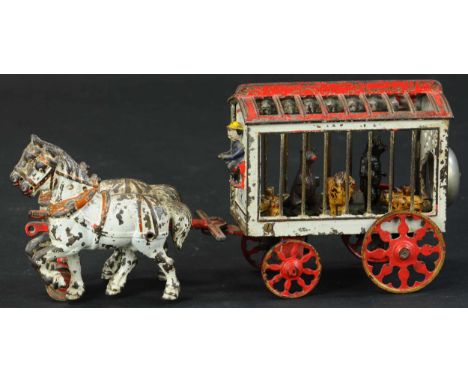 249. KYSER &amp; REX CIRCUS CAGE WAGON | Desirable circus themed cage by famous Philadelphia company, this is the deluxe vers