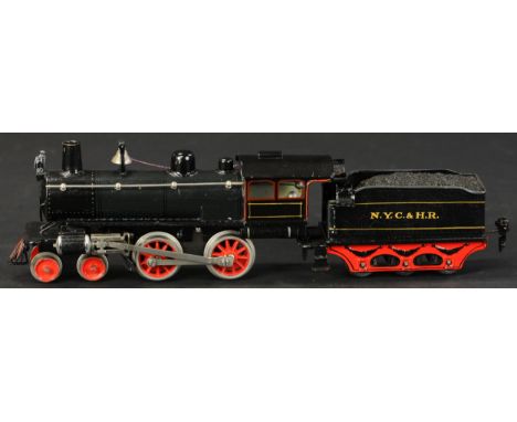 756. MARKLIN CLOCKWORK 4-4-0 AMERICAN MARKET LOCO | O gauge, clockwork, beautiful American outline 4-4-0 express locomotive, 