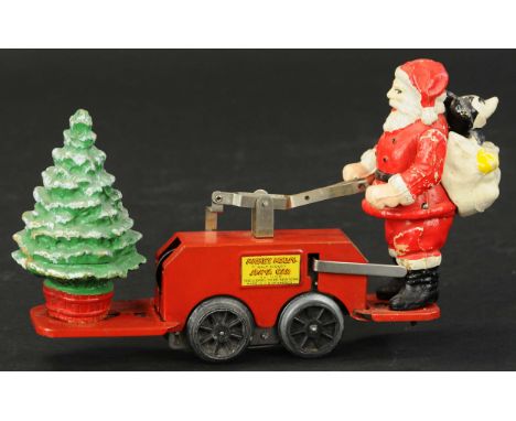 823. LIONEL #1105 MICKEY MOUSE SANTA CLAUS | O gauge, wind up. Provenance: Paul Cole Collection. | 9" l. | Clockwork needs re