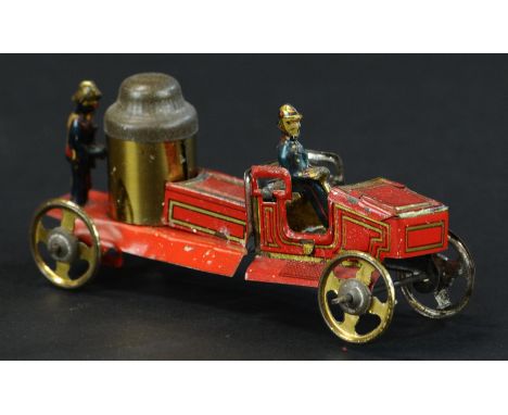 22. FISCHER FIRE ENGINE PENNY TOY | Provenance: Paul Cole Collection. | 3.5" l. | (Excellent Condition) | $300 - $500