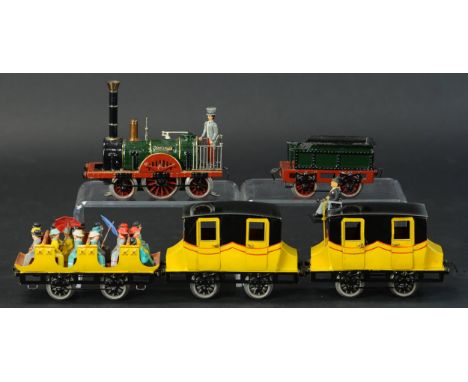 775. MARKLIN DER ADLER TRAIN SET | O gauge, electric, hand painted, made in 1935 to celebrate the 100 year anniversary of the