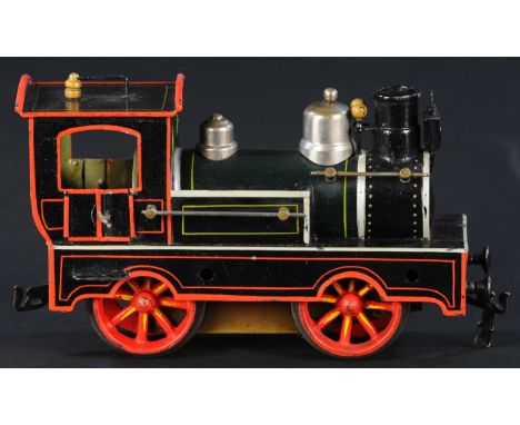 597. MARKLIN NO. 2321 RACK RAILWAY LOCOMOTIVE | Gauge 1, clockwork, hand painted, circa 1905-1908, catalog no.2321. Provenanc