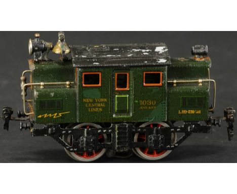 749. MARKLIN NEW YORK CENTRAL NO. 3130 LOCOMOTIVE | O gauge, high current electric, hand painted version, catalog no.AV3030, 