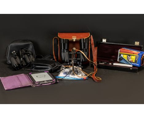 Collection of Binoculars &amp; Camera to include Canon Sure Start Camera 70 zoom; Ranger Binoculars 8 x 30; Small Binoculars 