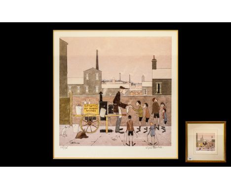 G.W.Birks - Signed Ltd and Numbered Edition Colour Lithograph Print - Titled ' Hot Roasted Potatoes ' This Print Is No 115 of