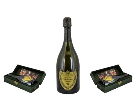 Dom Perigon Vintage 1998 - Top Year Bottle of Champagne with Display Box and Booklet. Top Quality Bottle of Vintage Champagne