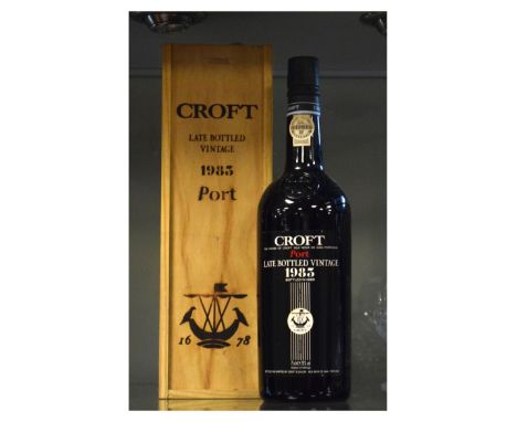 Wines &amp; Spirits - Bottle of Croft LBV 1983 Vintage Port  