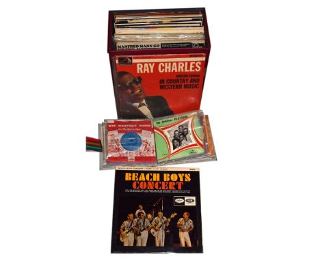 Records - Assorted LP's, EP's and singles to include; Elvis Presley, Buddy Holly, Bill Haley, Leadbelly, etc  