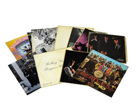 Records - Selection to include; The Beatles 'Sergeant Peppers Lonely Hearts Club Band', 'White Album, 'Revolver', 'Magical My