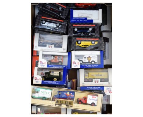 Quantity of boxed die-cast model cars comprising: Lledo Daysgone 1996 Atlanta Olympics cars, Gilbo?????? 'Exclusive First Edi