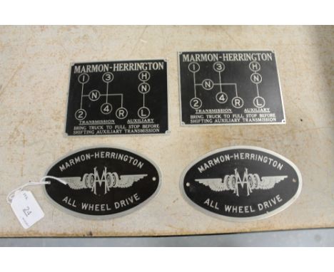 2 pairs Marmon - Herrington engine/transmission plates