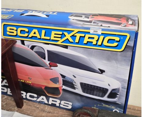 BOXED SCALEXTRIC TOTAL SUPER RACE SET     