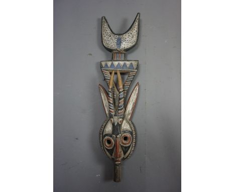 Africa, art tribal, mask in wood, polychrome H80