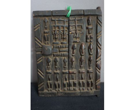 Africa, door / panel in wood, Dogonstam / Mali H61X40