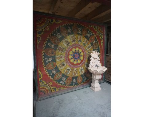 Oriental decorative panel in wood H235X255