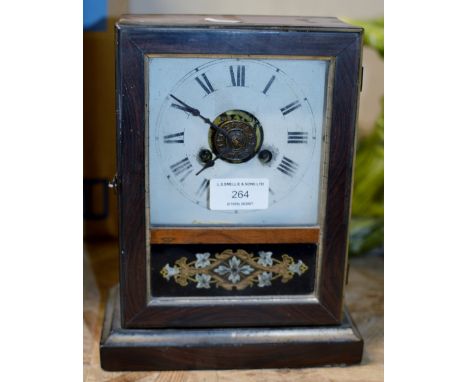 SMALL STRIKING MANTLE CLOCK     