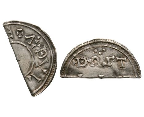 924-939 AD. Type HT1. Obv: small cross with ÆÐVL[STAN R]EX legend. Rev: with ÐRST / [ANMO] legend for the moneyer Thurstan. S