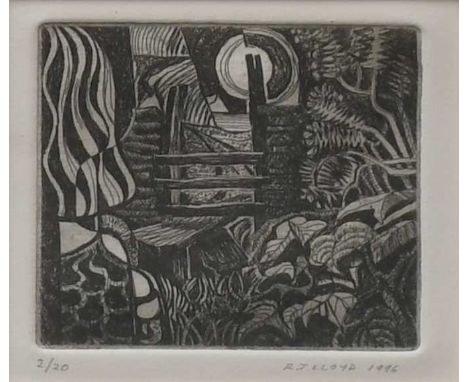 Reginald James Lloyd (1926-2020)"Coastal Stile"Signed and dated 1996, signed and numbered 2/20; together with seven further e