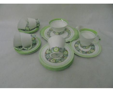 Royal Albert part tea service in Dorothy pattern