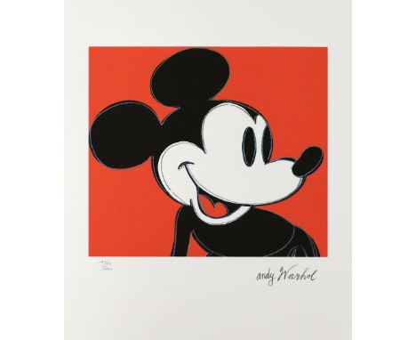 Warhol, Andy (1928 Pittsburgh/PA  – New York City 1987), nach Mickey Mouse. Digital Print/Papier, re. u. im Druck bez. und li