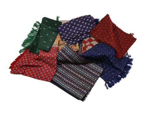 Assorted Gentlemen's Silk and Wool Scarves including Tootal, Christian Dior etc (20)