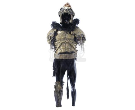 The Kurgan's (Clancy Brown) costume display from Russell Mulcahy's fantasy adventure Highlander. The immortal barbarian known