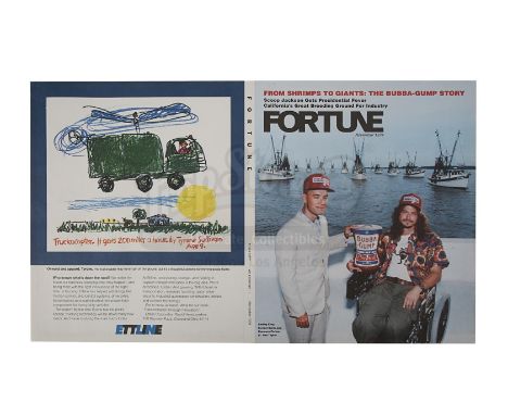 Forrest (Tom Hanks) and Lt. Dan's (Gary Sinese) Fortune magazine cover from Robert Zemeckis' comedy drama Forrest Gump. Forre