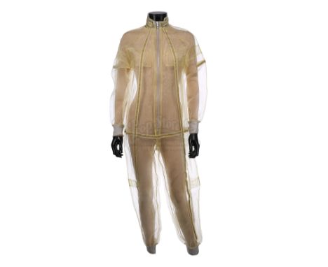The Major's (Scarlett Johansson) recharge jumpsuit from Rupert Sanders' live-action sci-fi adaptation Ghost in the Shell. The