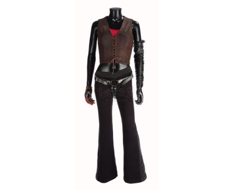 Abigail Whistler's (Jessica Biel) costume from David S. Goyer's action-thriller sequel Blade: Trinity. Abigail Whistler wore 
