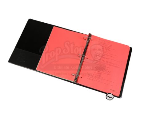 Heath Ledger's personal script and a wrap party token from the production of Christopher Nolan's action-thriller sequel The D
