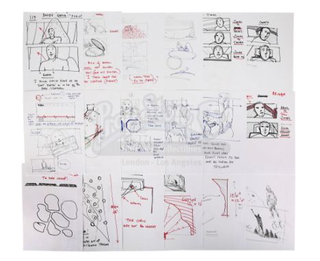 A collection of Ridley Scott's sketches and notes from his sci-fi horror prequel Prometheus. The collection consists of 21 pa
