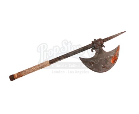 A Club Obi Wan special-effects throwing axe from Steven Spielberg's action-adventure sequel Indiana Jones and the Temple of D