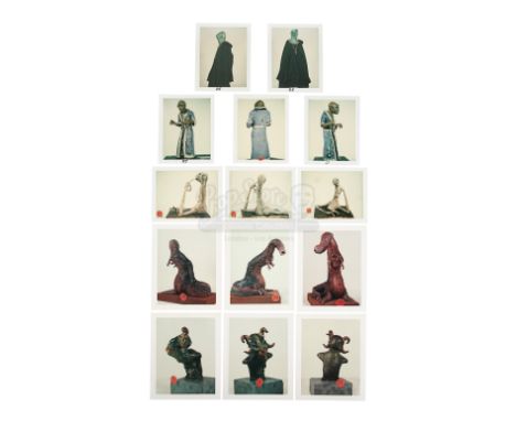 A set of 14 Polaroids of creature maquettes from the production of Richard Marquand's Star Wars: Return of the Jedi. These Po