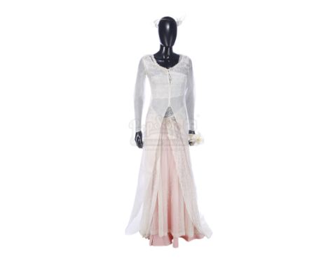 Juliet's (Keira Knightley) wedding dress from Richard Curtis' romantic comedy Love Actually. Juliet wore her dress when she m