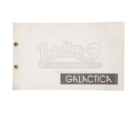 A storyboard set from the production of the sci-fi television series Battlestar Galactica. Originally used by the production'