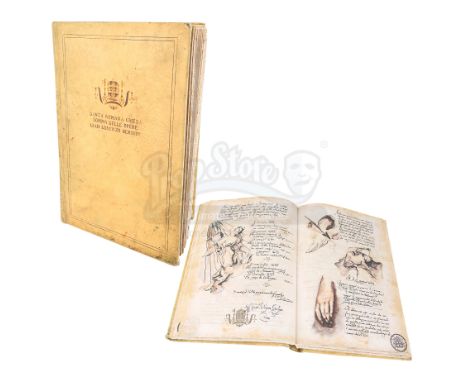 An ancient Vatican "Bernini" ledger from Ron Howard's thriller sequel Angels &amp; Demons. Robert Langdon (Tom Hanks) studied
