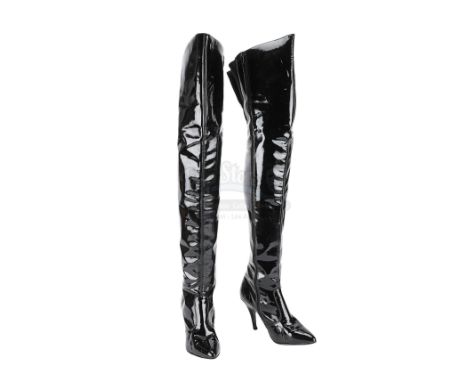 Vivian Ward's (Julia Roberts) boots from Garry Marshall's romantic comedy Pretty Woman. Escort Vivian wore her thigh-high boo
