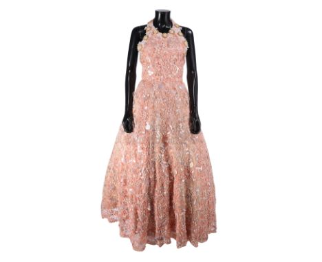 Dora's (Nicoletta Braschi) beaded gown from Roberto Benigni's Oscar®-winning comedy-drama Life is Beautiful. Dora wore her ex