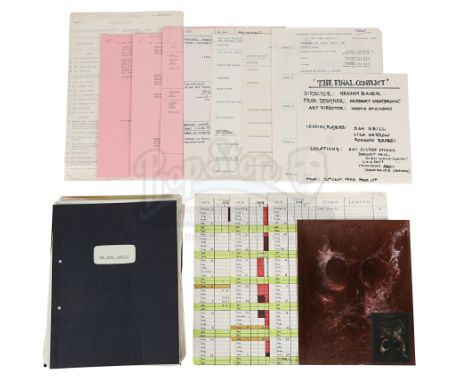 A third draft script and a collection of production paperwork from Graham Baker's horror sequel Omen III: The Final Conflict.
