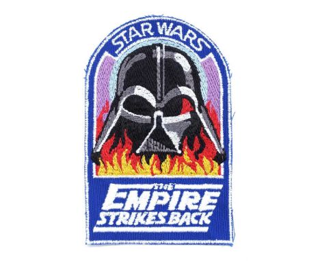 A Vader in flames crew patch prototype from the production of Irvin Kershner's Star Wars: The Empire Strikes Back. While film