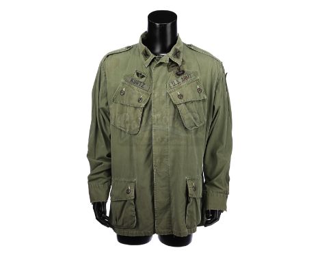 Colonel Walter E. Kurtz's (Marlon Brando) screen-matched shirt from Francis Ford Coppola's Vietnam War film Apocalypse Now. A