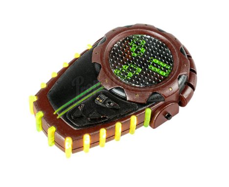 A light-up Lokirrim scanner from the sci-fi television series Star Trek: Voyager. The Lokirrim used their scanners in the Sea