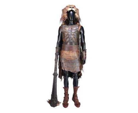 Hercules' (Dwayne Johnson) costume from Brett Ratner's mythological action film Hercules. After he slayed the Nemean Lion, th