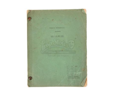 A production-used script from Victor Fleming's historical epic Gone with the Wind. This shooting script, credited to Sidney H