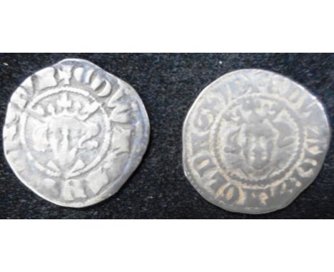 England. Silver penny. Edw. I. Canterbury. (2)&nbsp;(From the Beaumont Hoard which was found in 1884 when two labourers were 