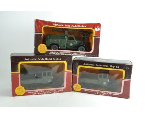 Unusual The Yorkshire Co, Authentic Scale Model Replica Trio of Diecast Trucks. Near Mint with Boxes. (3)