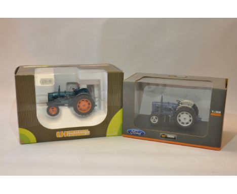 Universal Hobbies 1/32 Fordson Power Major plus Fordson Super Major Tractor. Mint in Boxes. (2)