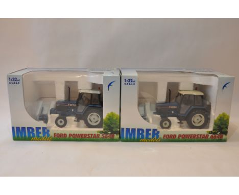 Imber Models 1/32 scale Ford 5640 2WD SL Tractor plus 6640 SL 2WD. Limited Edition. Mint in Boxes. (2)