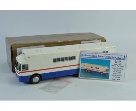 Extremely Rare St Petersburg Tram Collection 1/48 scale 1966 Crown Super Coach Highway Post Office. 1 of 50. Very Good to Exc